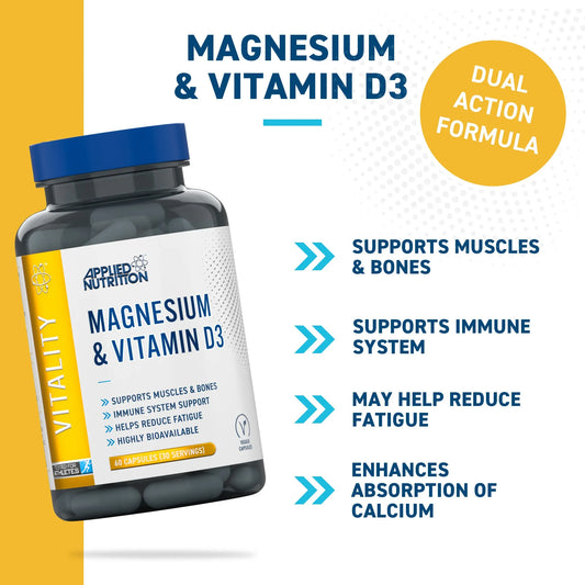 Magnesium & Vitamin D3 Capsules