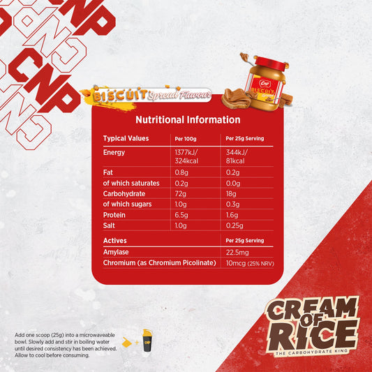 CNP Cream Of Rice 2kg (Biscuit Spread)