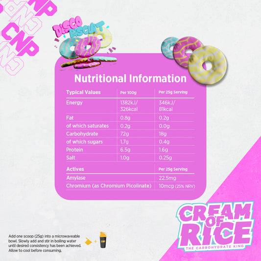 CNP Cream Of Rice 2kg (Disco Biscuit)