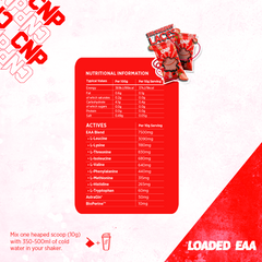 CNP Loaded EAA 300g (Strawberry Laces)
