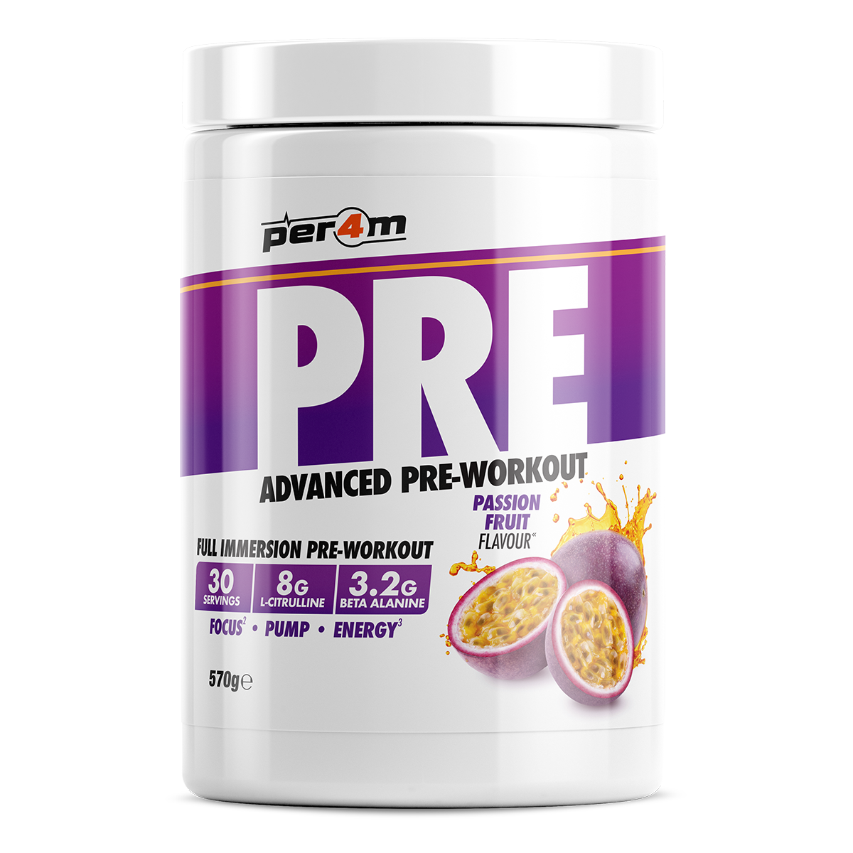 Pre-Workout Stim Passion Fruit