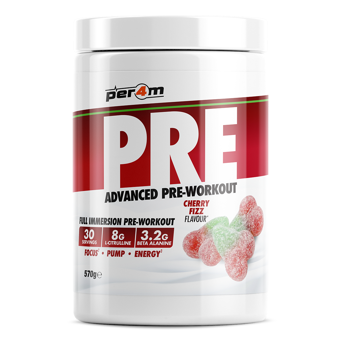 Pre-Workout Stim Cherry Fizz