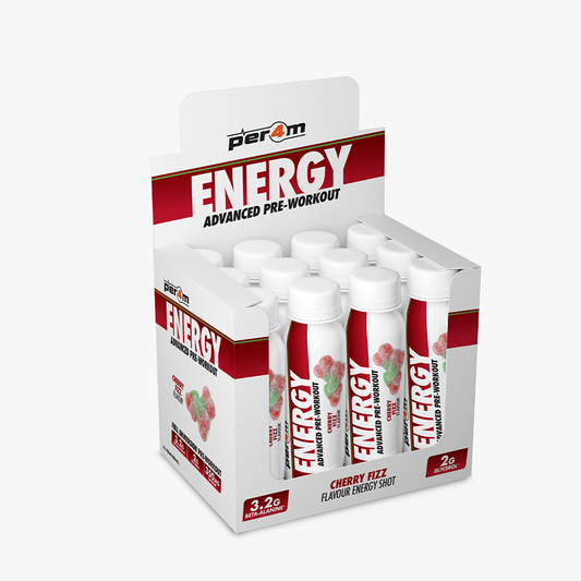 Energy Pre-Workout Shots Cherry Fizz