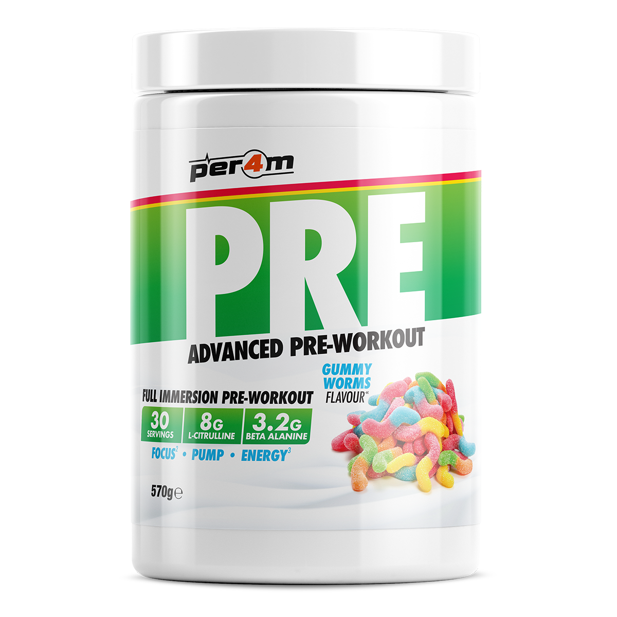 Pre-Workout Stim Gummy Worms