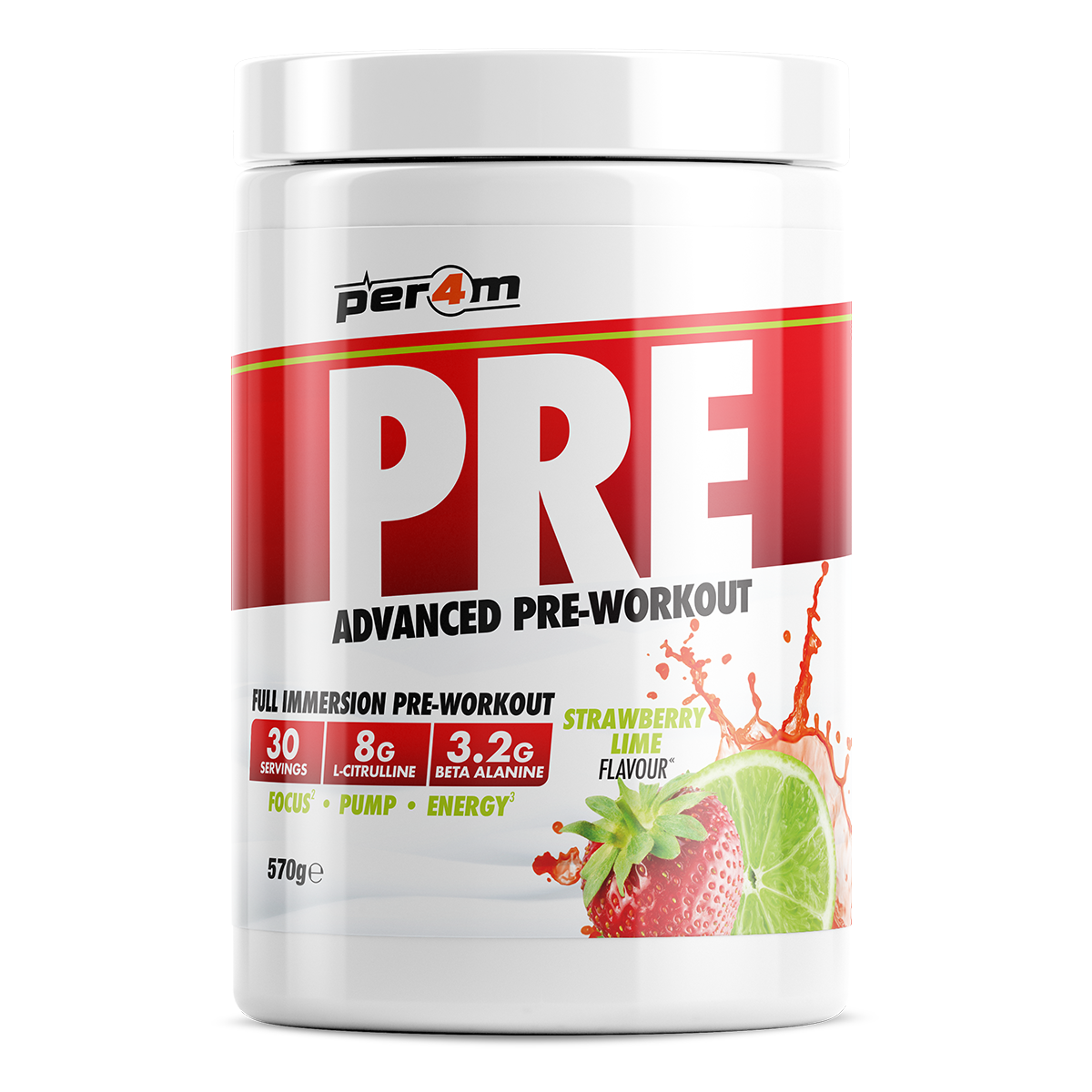 Pre-Workout Stim Strawberry Lime